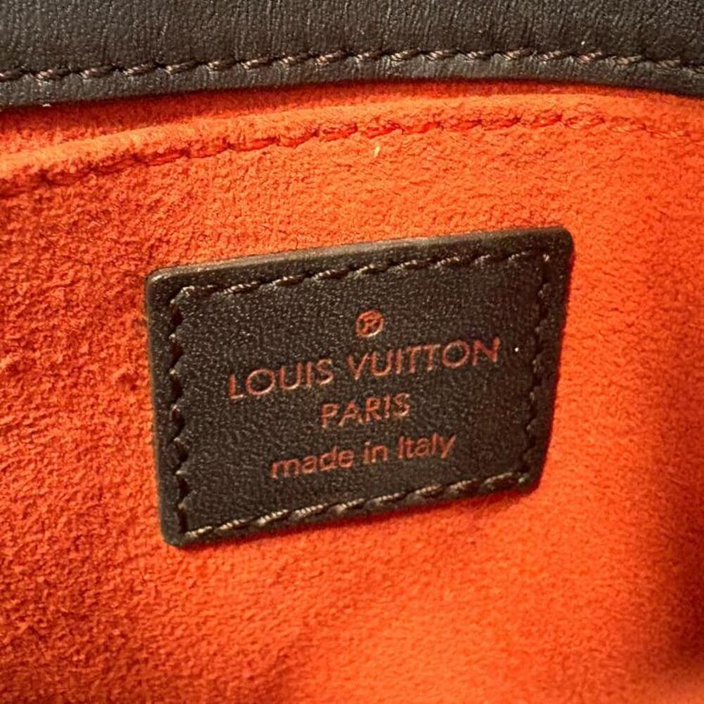 LOUIS VUITTON Authentic Brown Damier Leather Shoulder Bag - Picture 7 of 12